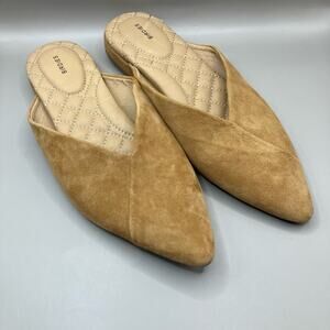 Birdies Camel Suede Loafers